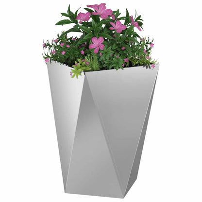 Plantenbak Zilver 50 x 50 x 75 cm Gegalvaniseerd staal