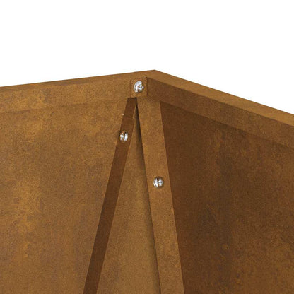 Plantenbak Roestig 50 x 50 x 75 cm Cortenstaal