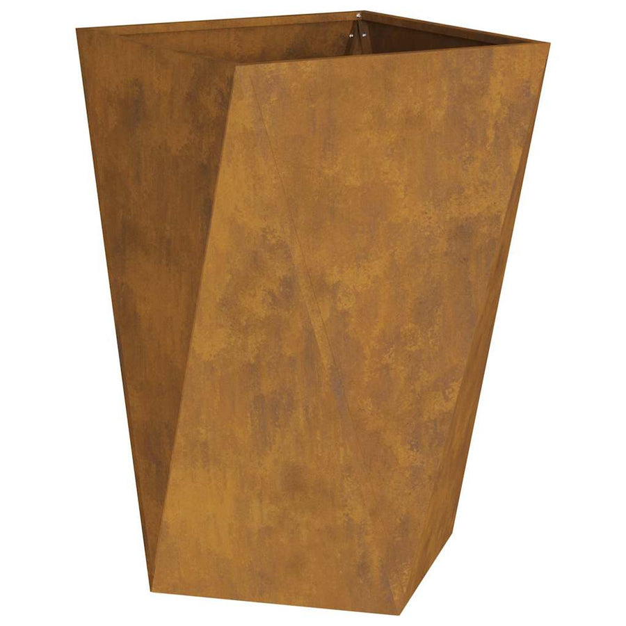 Plantenbak 2 pcs Roestig 50 x 50 x 75 cm Cortenstaal