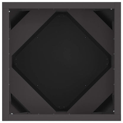 Plantenbak Zwart 30 x 30 x 30 cm Staal