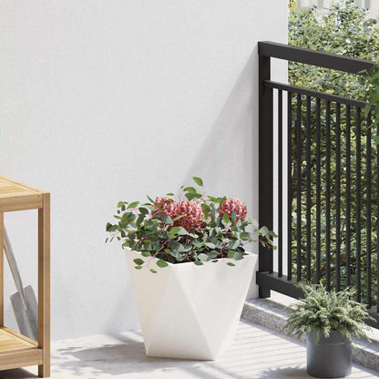Plantenbak Wit 30 x 30 x 30 cm Staal