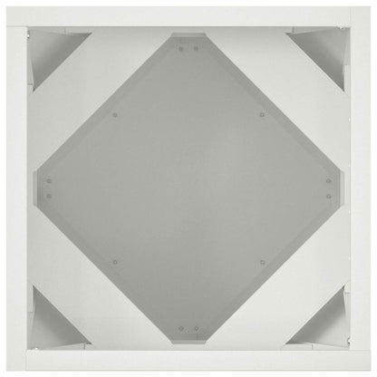 Plantenbak Wit 30 x 30 x 30 cm Staal