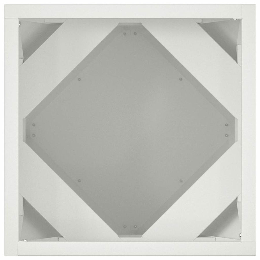 Plantenbak Wit 30 x 30 x 30 cm Staal