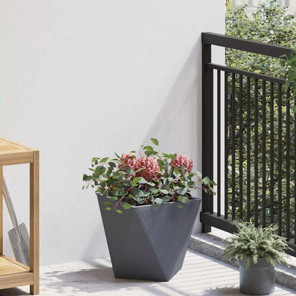 Plantenbak 2 pcs Antraciet 30 x 30 x 30 cm Staal