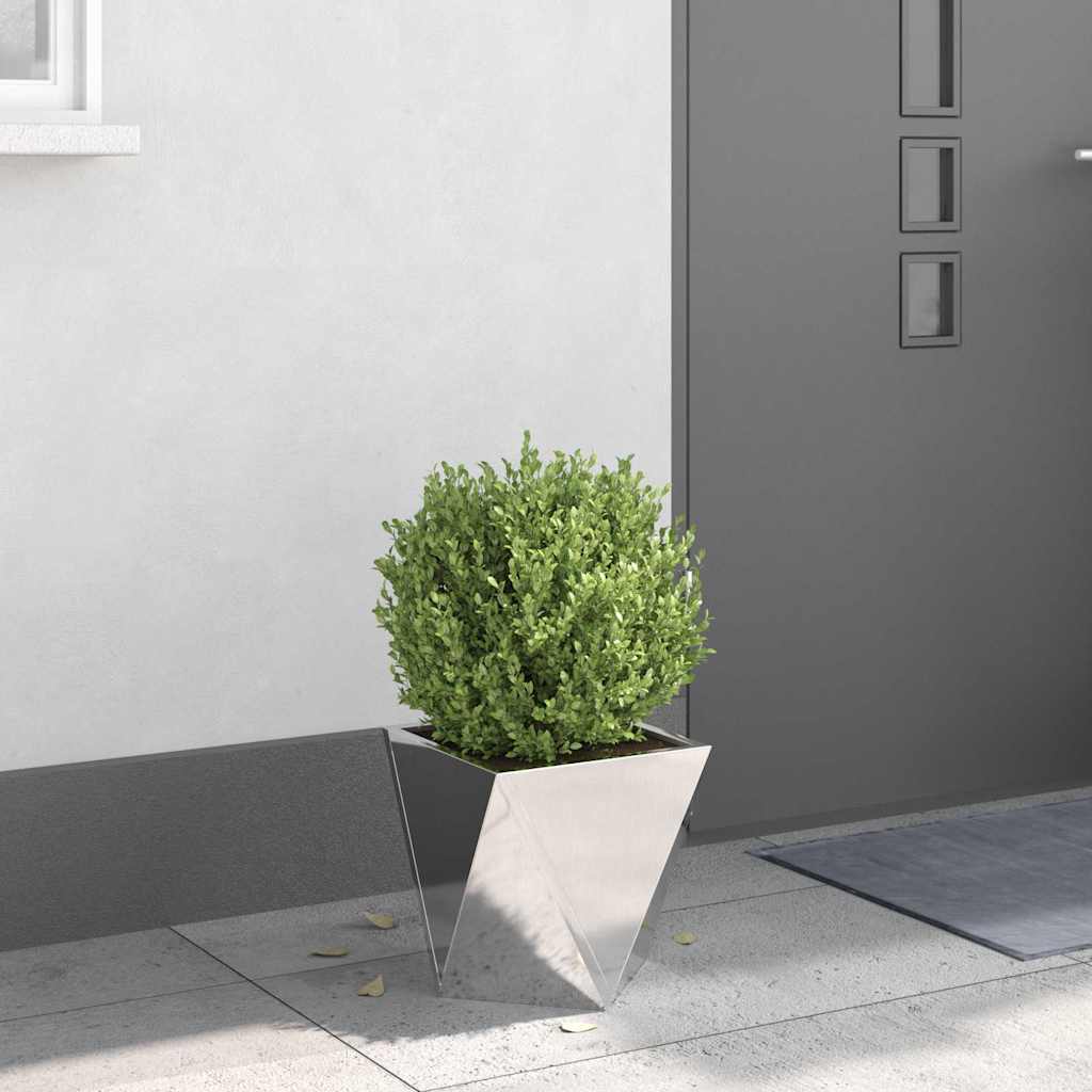 Plantenbak Zilver 30 x 30 x 30 cm Roestvrij staal