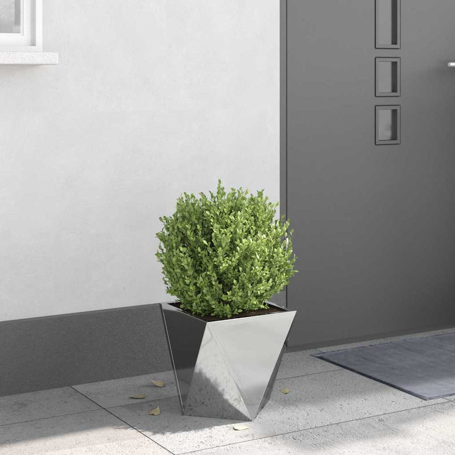 Plantenbak Zilver 30 x 30 x 30 cm Gegalvaniseerd staal