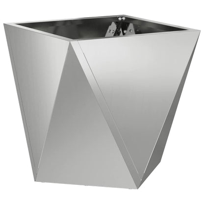 Plantenbak Zilver 30 x 30 x 30 cm Gegalvaniseerd staal
