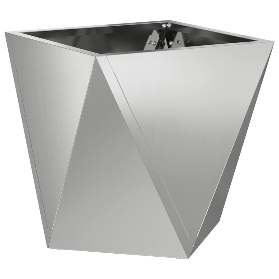 Plantenbak Zilver 30 x 30 x 30 cm Gegalvaniseerd staal