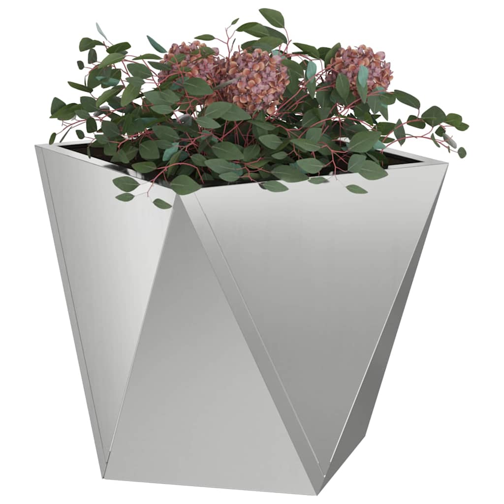 Plantenbak Zilver 30 x 30 x 30 cm Gegalvaniseerd staal