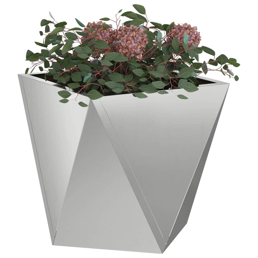 Plantenbak Zilver 30 x 30 x 30 cm Gegalvaniseerd staal