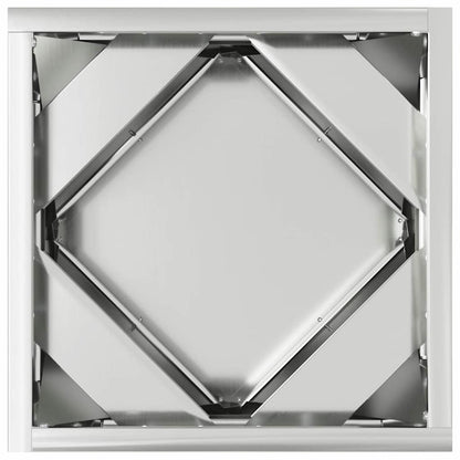 Plantenbak Zilver 30 x 30 x 30 cm Gegalvaniseerd staal