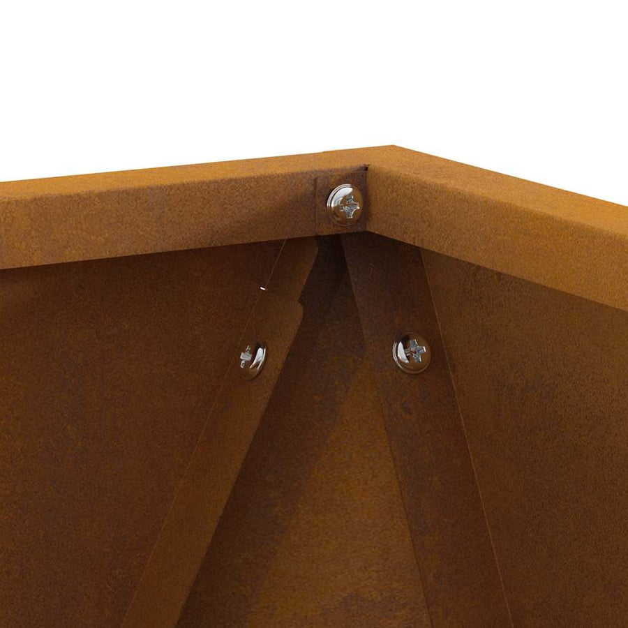 Plantenbak Roestig 30 x 30 x 30 cm Cortenstaal