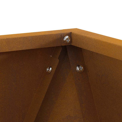 Plantenbak 2 pcs Roestig 30 x 30 x 30 cm Cortenstaal