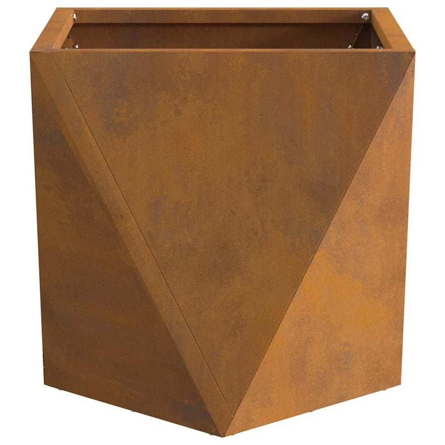 Plantenbak 2 pcs Roestig 30 x 30 x 30 cm Cortenstaal
