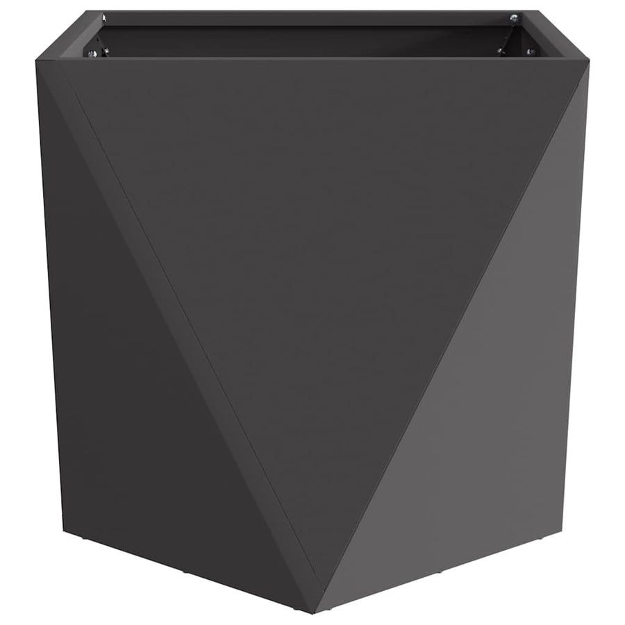 Plantenbak Zwart 40 x 40 x 40 cm Staal