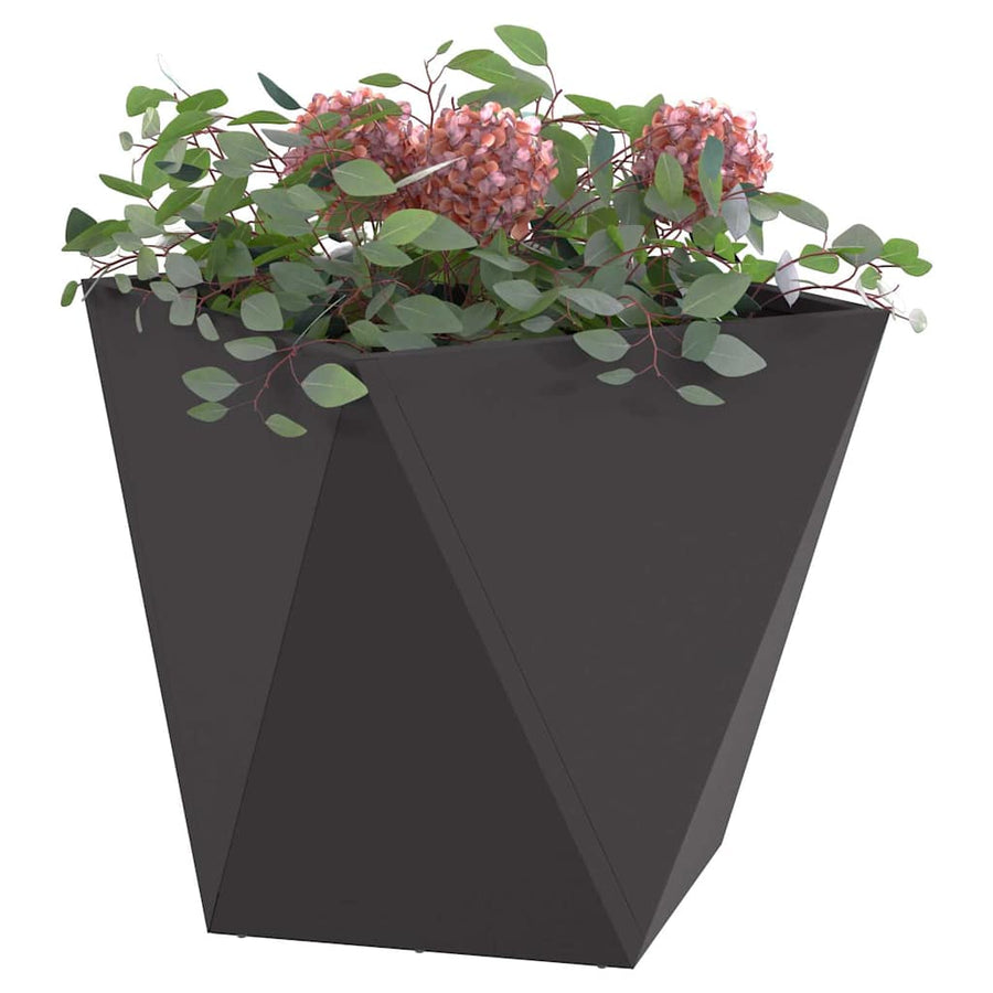 Plantenbak Zwart 40 x 40 x 40 cm Staal