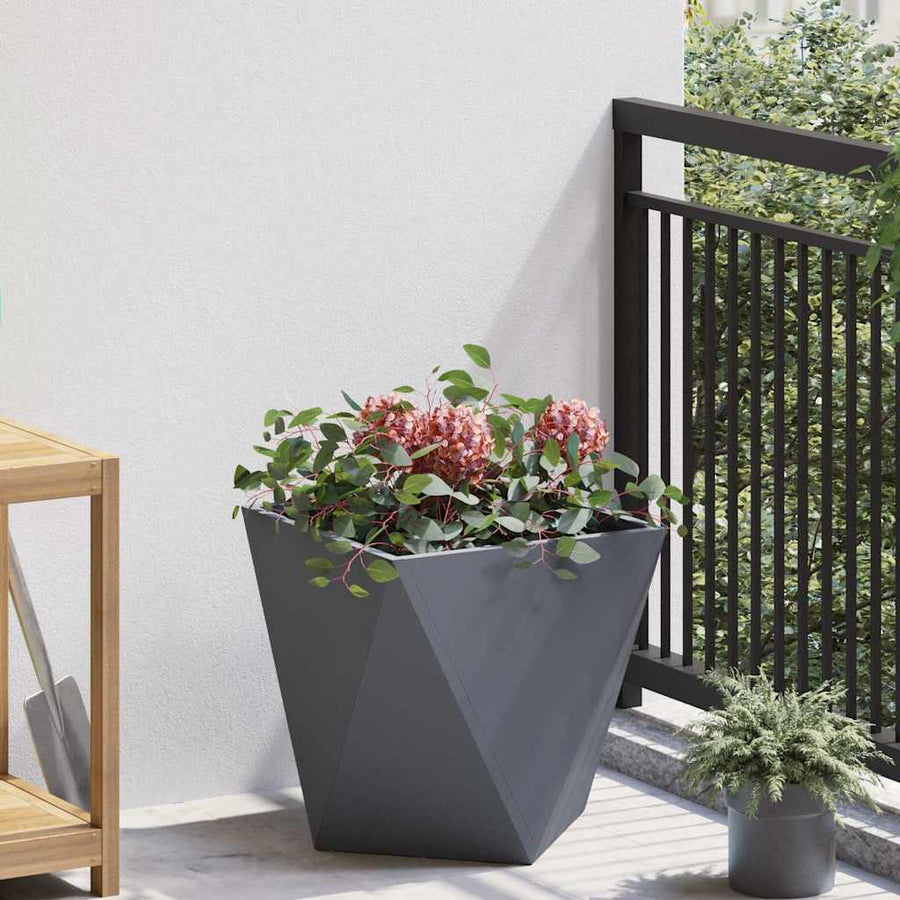 Plantenbak Antraciet 40 x 40 x 40 cm Staal