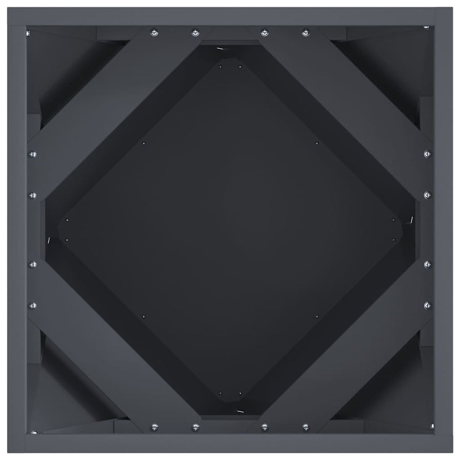 Plantenbak Antraciet 40 x 40 x 40 cm Staal