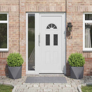 Plantenbak staal antraciet 40x40x40 cm 2 stuks