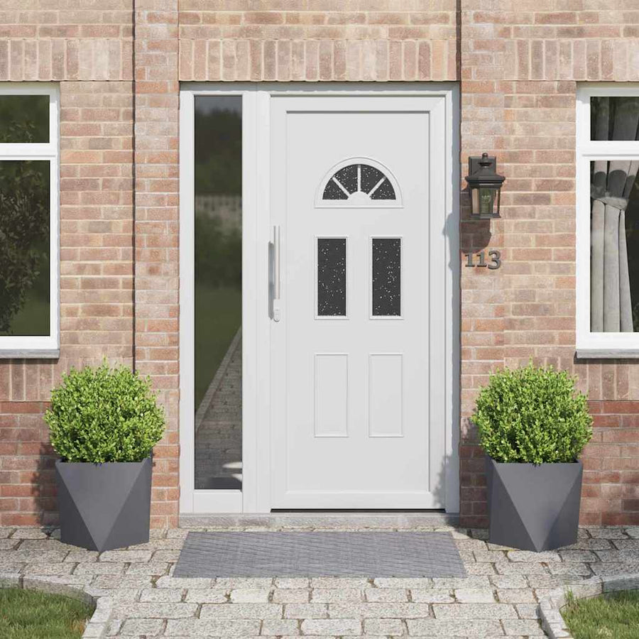 Plantenbak 2 pcs Antraciet 40 x 40 x 40 cm Staal