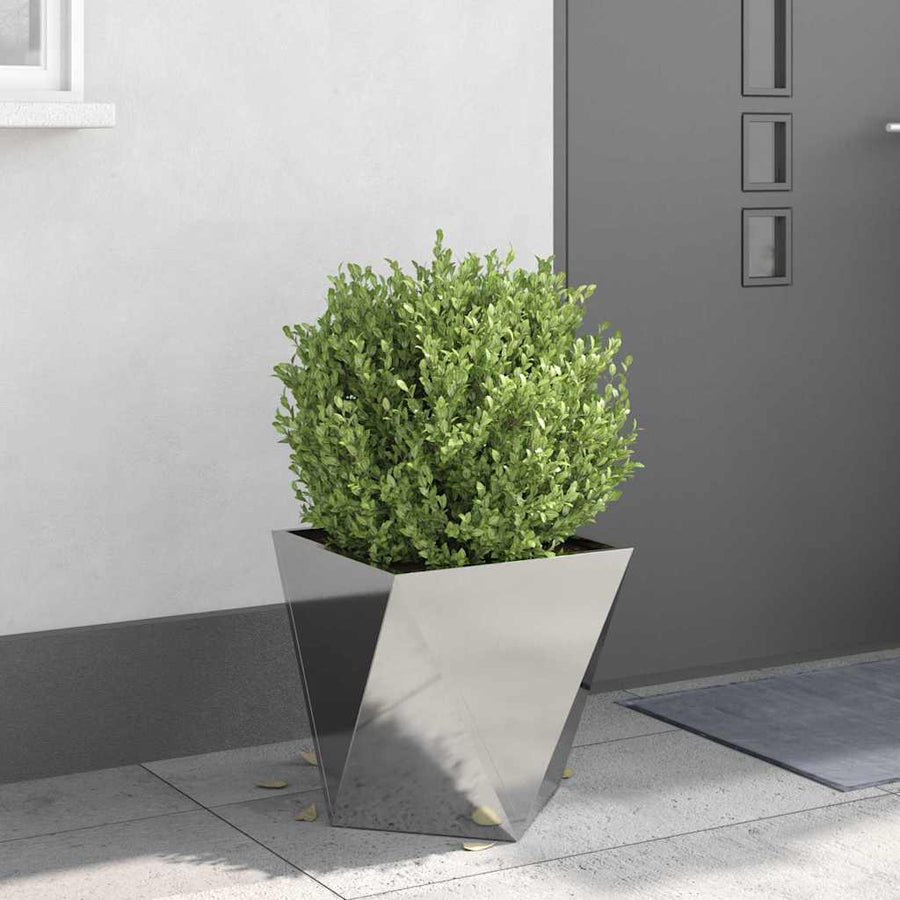 Plantenbak Zilver 40 x 40 x 40 cm Roestvrij staal