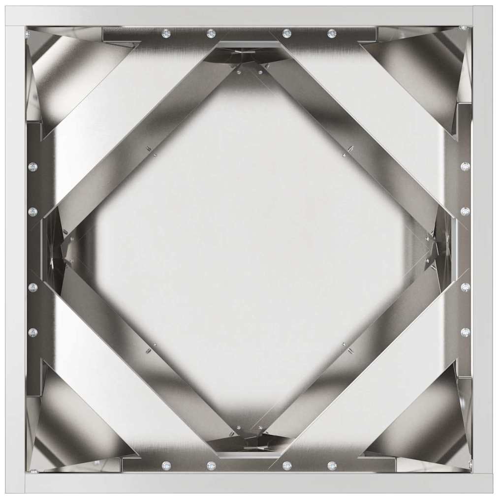 Plantenbak Zilver 40 x 40 x 40 cm Roestvrij staal