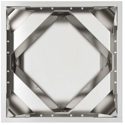 Plantenbak Zilver 40 x 40 x 40 cm Roestvrij staal
