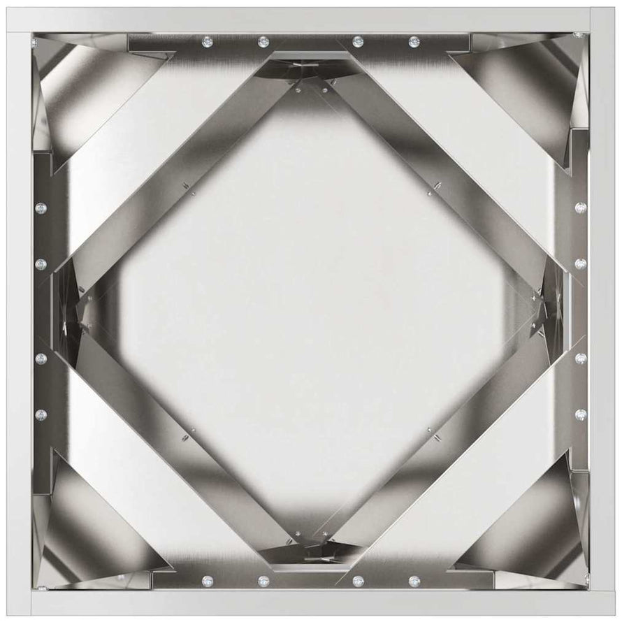 Plantenbak Zilver 40 x 40 x 40 cm Roestvrij staal