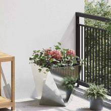 Plantenbak Zilver 40 x 40 x 40 cm Gegalvaniseerd staal