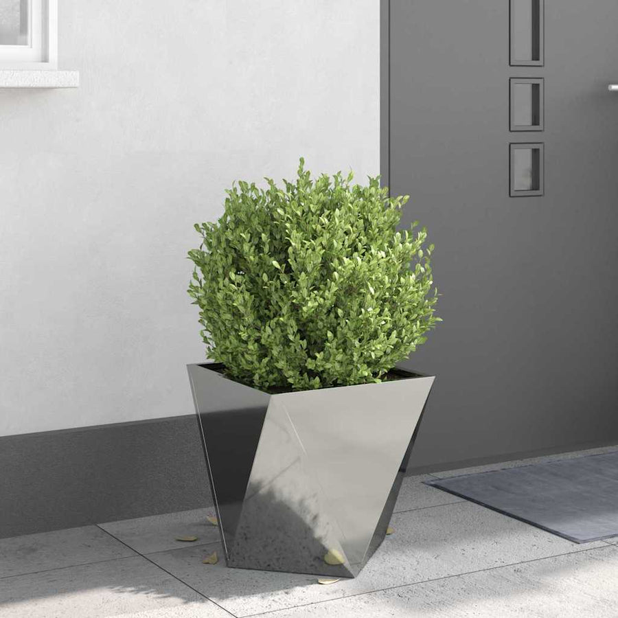 Plantenbak Zilver 40 x 40 x 40 cm Gegalvaniseerd staal