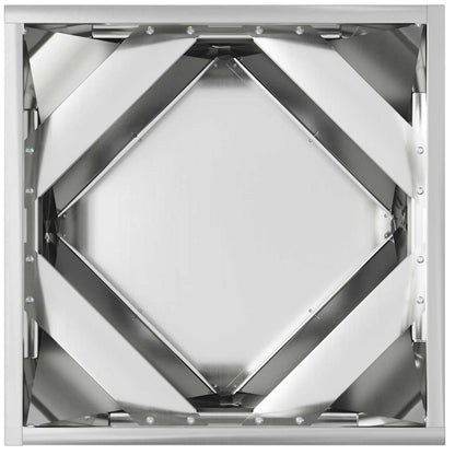 Plantenbak Zilver 40 x 40 x 40 cm Gegalvaniseerd staal