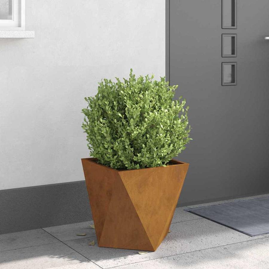 Plantenbak 2 pcs Roestig 40 x 40 x 40 cm Cortenstaal