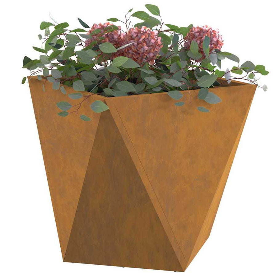 Plantenbak 2 pcs Roestig 40 x 40 x 40 cm Cortenstaal