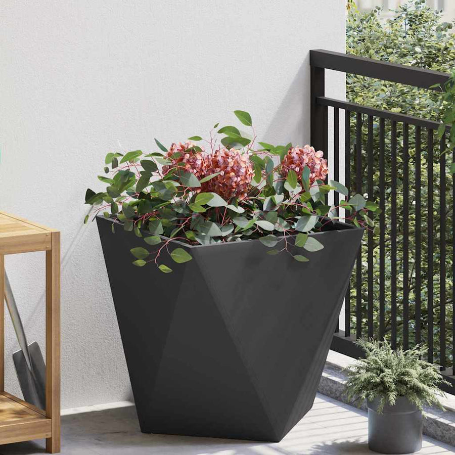 Plantenbak Zwart 50 x 50 x 50 cm Staal