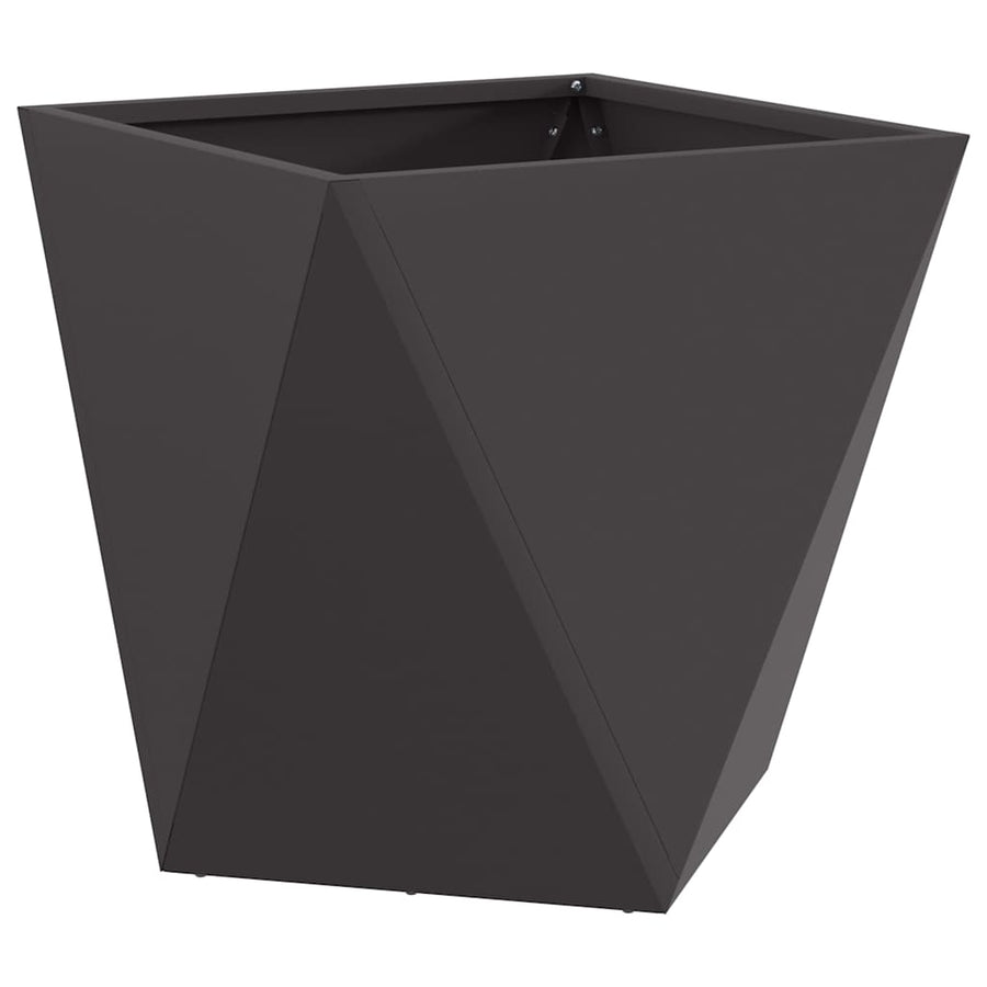 Plantenbak Zwart 50 x 50 x 50 cm Staal