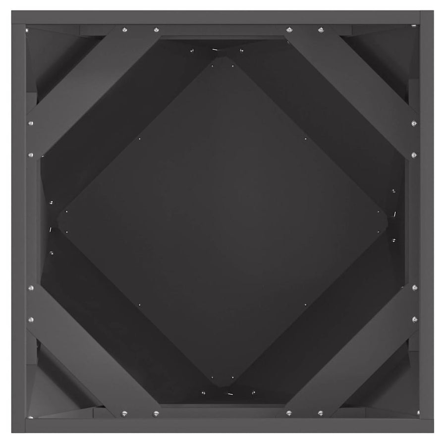 Plantenbak Zwart 50 x 50 x 50 cm Staal