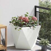Plantenbak 50x50x50 cm staal wit