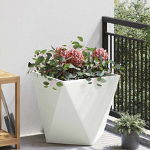 Plantenbak Wit 50 x 50 x 50 cm Staal