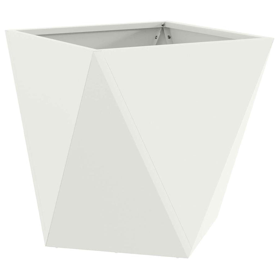 Plantenbak Wit 50 x 50 x 50 cm Staal