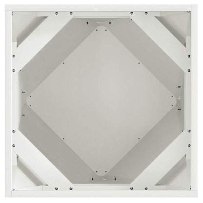Plantenbak 2 pcs Wit 50 x 50 x 50 cm Staal