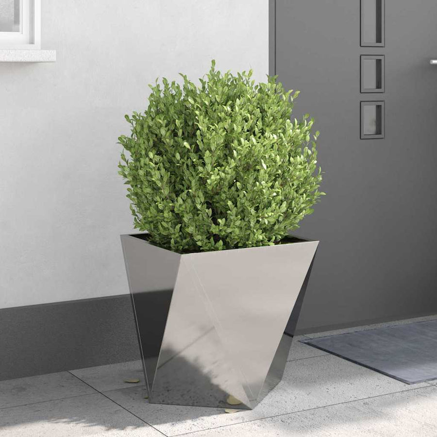 Plantenbak Zilver 50 x 50 x 50 cm Roestvrij staal