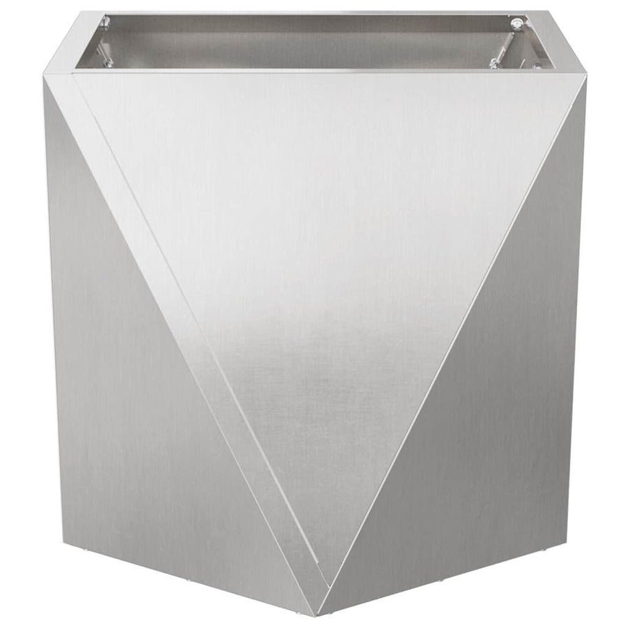 Plantenbak Zilver 50 x 50 x 50 cm Roestvrij staal