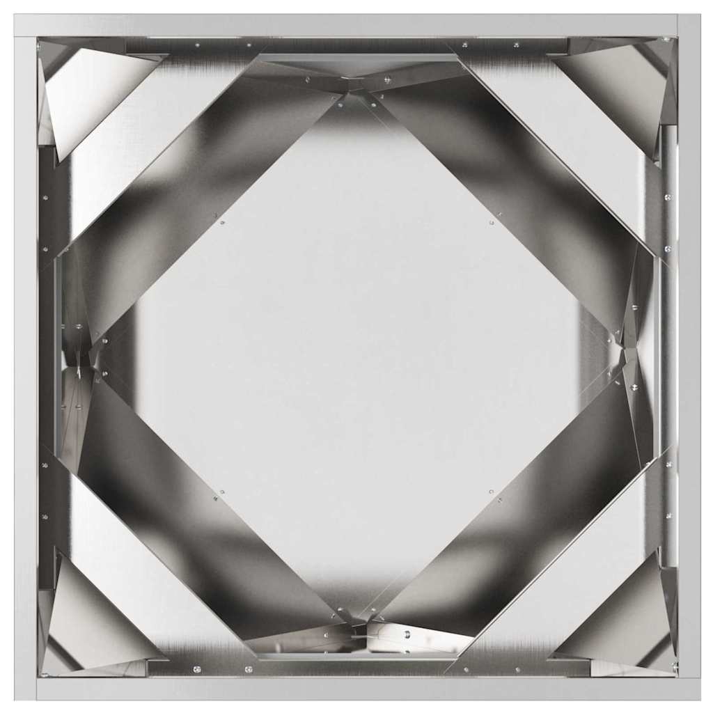 Plantenbak Zilver 50 x 50 x 50 cm Roestvrij staal