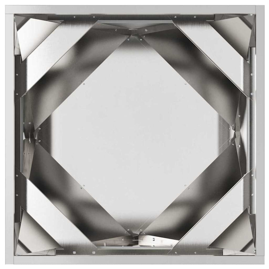 Plantenbak Zilver 50 x 50 x 50 cm Roestvrij staal