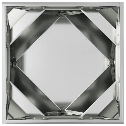 Plantenbak 2 pcs Zilver 50 x 50 x 50 cm Gegalvaniseerd staal