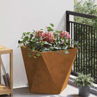 Rusty Planter 50 x 50 x 50 cm Corten Steel
