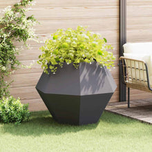 Plantenbak Zwart 100 x 100 x 80 cm Staal