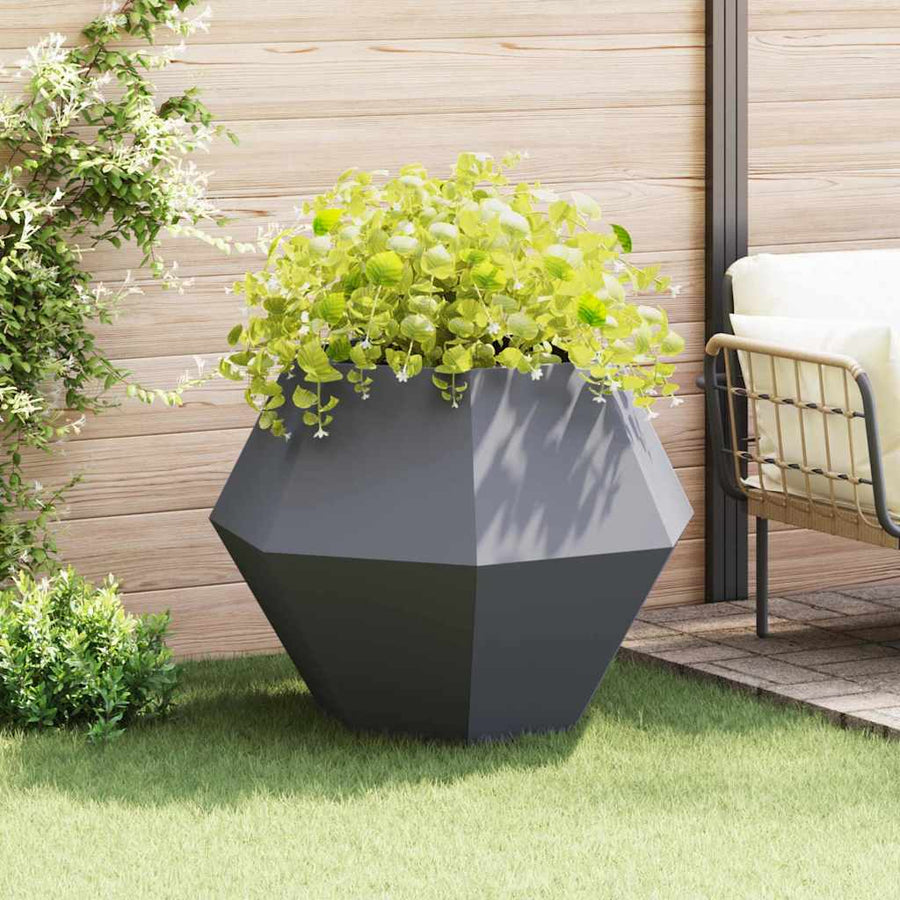 Plantenbak Antraciet 100 x 100 x 80 cm Staal