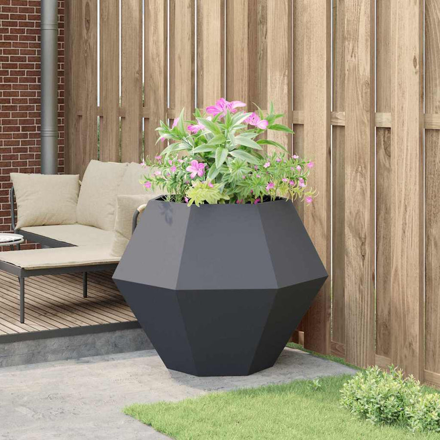 Plantenbak Antraciet 100 x 100 x 80 cm Staal