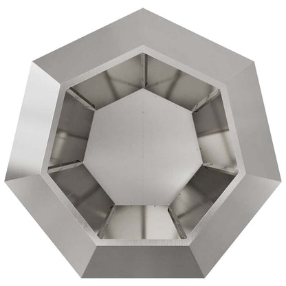 Plantenbak Zilver 100 x 100 x 80 cm Roestvrij staal